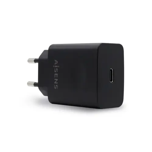 Cargador USB-C PD 3.0 1 Puerto 1x USB-C 20 W, Negro - Imagen 1