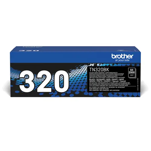 TN-320BK cartucho de tóner 1 pieza(s) Original Negro - Imagen 1