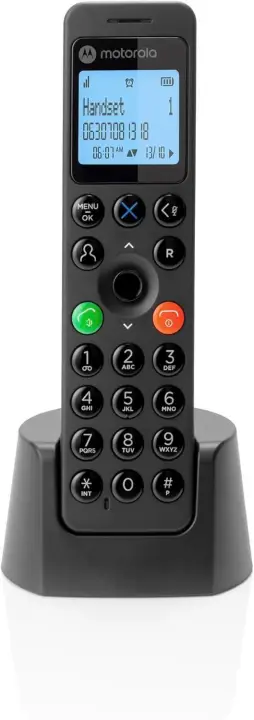 DOT201 Teléfono DECT Identificador de llamadas Negro