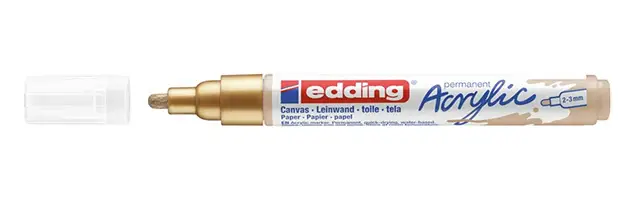 5300 acrylic marker fine marcador permanente Oro 1 pieza(s)