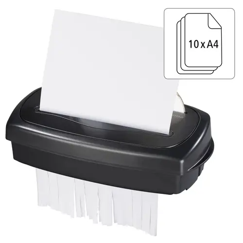 Destructora de papel, con ranura para destruir CD y Blu-ray, Color negro. - Imagen 7