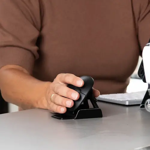 Ratón ergonómico R-Go Twister, para ambas manos, con software de pausa, plegable, bluetooth y con cable - Imagen 4