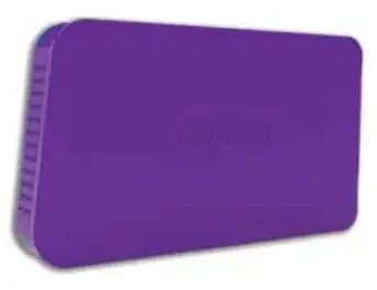 appHDD05 Púrpura 2.5" USB con suministro de corriente