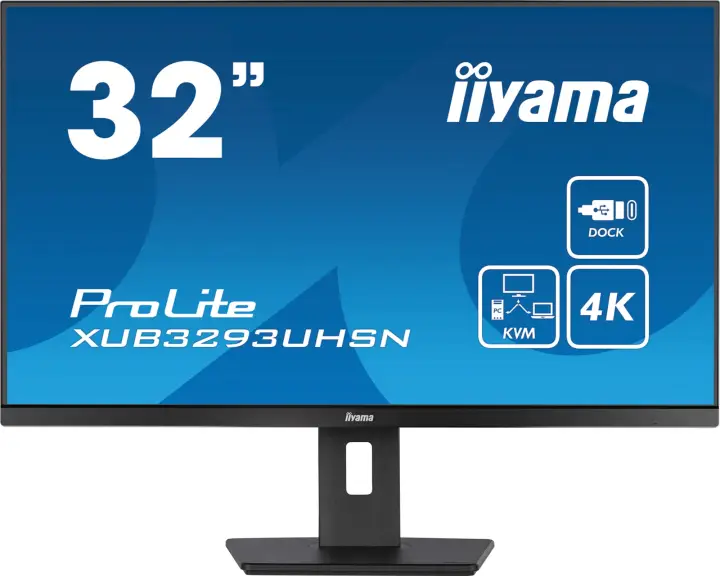 ProLite XUB3293UHSN-B5 pantalla para PC 80 cm (31.5") 3840 x 2160 Pixeles 4K Ultra HD LCD Negro