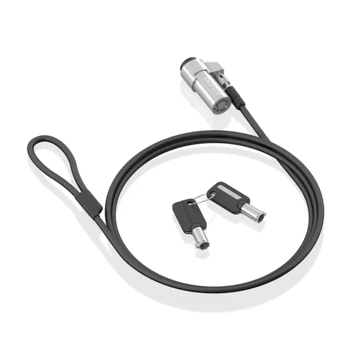 Cable de Seguridad tipo NANO con cerradura de llave para ordenado..