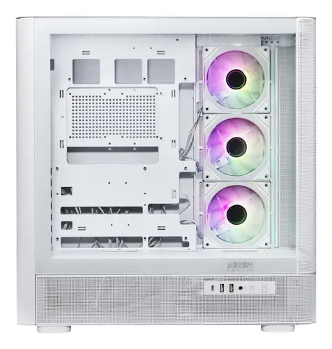 CAJA ATX ABYSM DANUBE SAVA H500 II AIR WHITE 2x3.5 3x2.5 2xUSB3.0 1xUSB-C GPU 400mm - Imagen 3