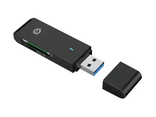 BIAN02B lector de tarjeta USB 3.2 Gen 1 (3.1 Gen 1) Type-A Negro - Imagen 1