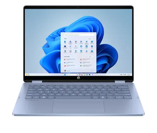 OmniBook 5 Flip 2-in-1 Laptop 14-fp0054ns Intel Core 5 120U 35,6 cm (14") Pantalla táctil 2K 16 GB LPDDR5-SDRAM 1 TB SSD Wi-Fi 6 (802.11ax) Windows 11 Home Azul - Imagen 1