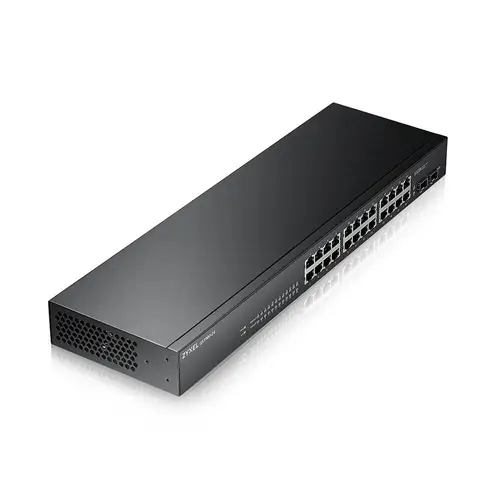 GS-1900-24 v2 Gestionado L2 Gigabit Ethernet (10/100/1000) 1U Negro - Imagen 1