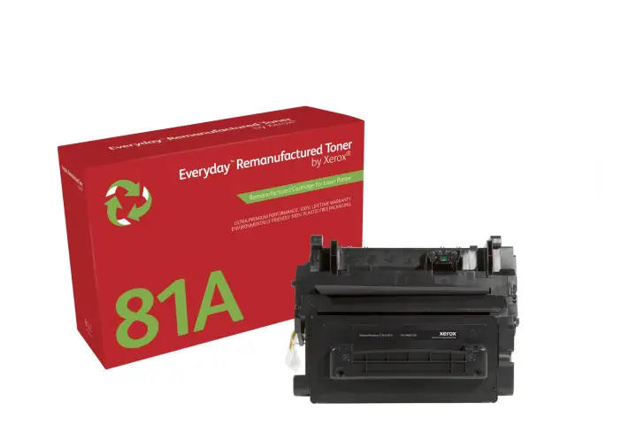 Remanufacturado Everyday Tóner Everyday Mono remanufacturado de Xerox es compatible con HP 81A (CF281A), Capacidad estándar