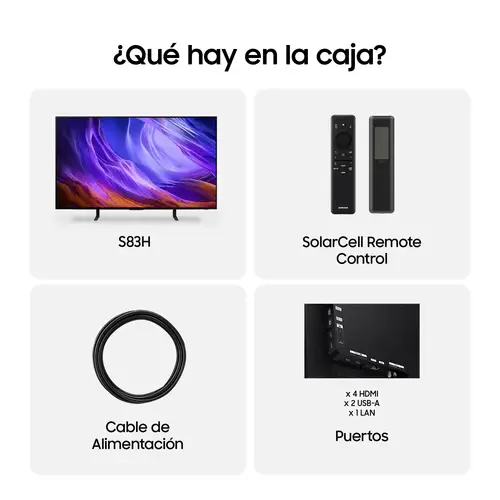 TV 48" OLED S83H 4K Vision AI Smart TV (2026) - Imagen 8