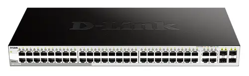 DGS-1210-48 switch Gestionado L2 Gigabit Ethernet (10/100/1000) 1U Negro - Imagen 1