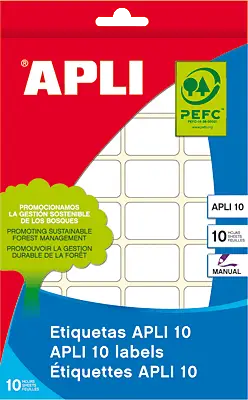 APL EST 10H ETIQ BL 12X30 1636