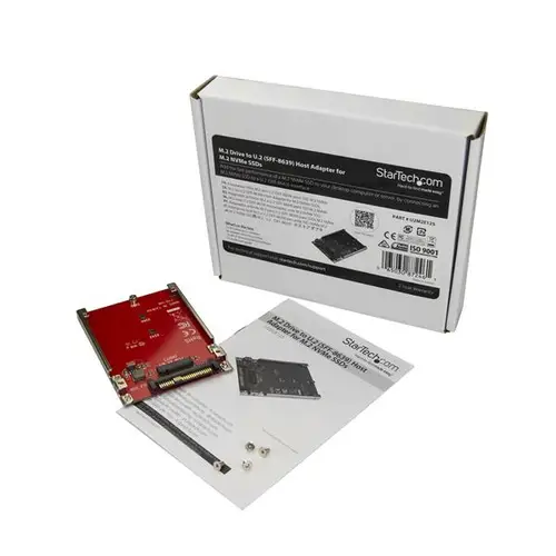 Tarjeta Adaptador PCI Express M.2 a U.2 SFF8639 para SSD NVMe M.2 - Conversor para SSD M.2 - Tarjeta Anfitrión para SSD M.2 - Imagen 5