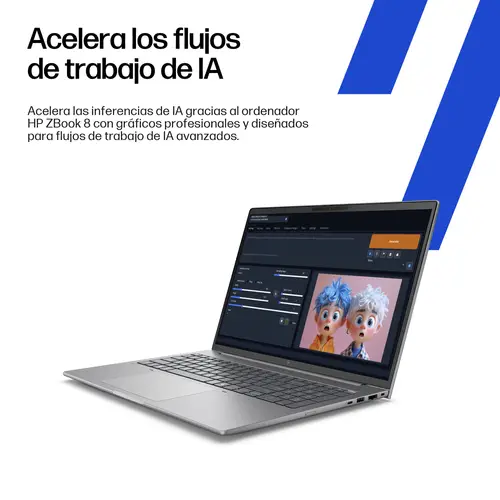 ZBook 8 G1i 16 inch Mobile Workstation PC Wolf Pro Security Edition Intel Core Ultra 7 255H Estación de trabajo móvil 40,6 cm (16") WUXGA 32 GB DDR5-SDRAM 1 TB SSD Wi-Fi 7 (802.11be) Windows 11 Pro AI PC - Imagen 7
