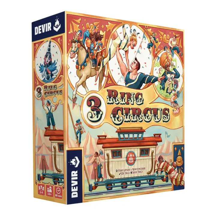 3 Ring Circus 60 min Juego de mesa Estrategia