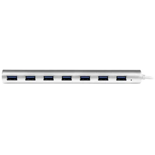 Hub Ladrón USB 3.0 de 7 Puertos - Hub Concentrador USB-A - Alimentado por el Bus - 5Gbps - Hub USB Portátil - Carcasa Resistente - Imagen 3