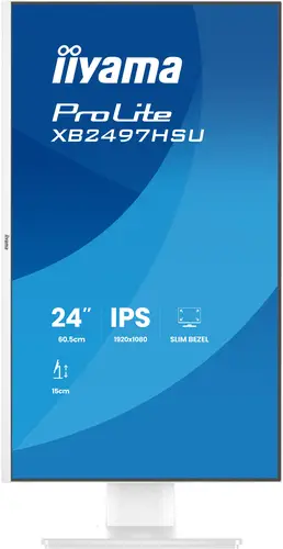 ProLite XB2497HSU-W1 pantalla para PC 60,5 cm (23.8") 1920 x 1080 Pixeles Full HD LED Blanco - Imagen 4