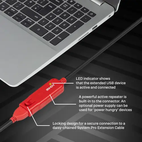 42782 cable USB USB 2.0 12 m USB A Negro - Imagen 6