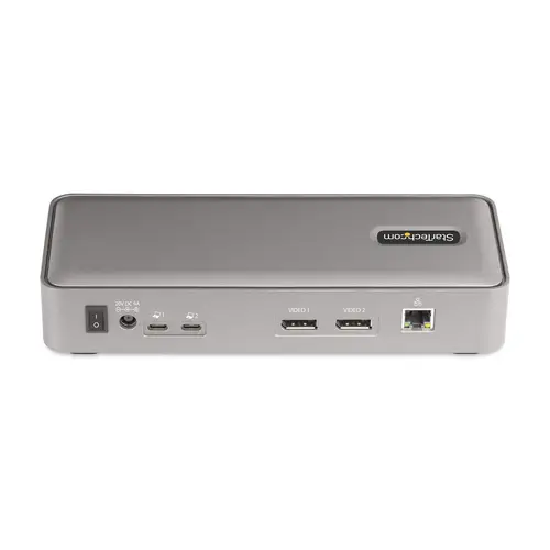 Docking Station KVM USB-C para Portátil - Replicador de Puertos USB Tipo C para 2 Monitores DisplayPort 4K 60Hz - Hub 5x USB - PD 90/45W para 2 Portátiles - Win Mac - Imagen 3
