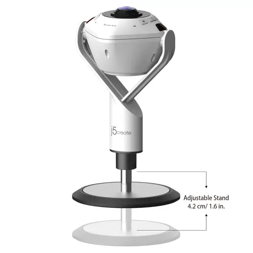 JVU368-N Cámara web con altavoz alimentado por IA de 360° - Imagen 3