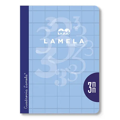 LIBRETA CUARTO 50 HOJAS RAYADO 3 MM-COLORES SURTIDOS LAMELA 06C003