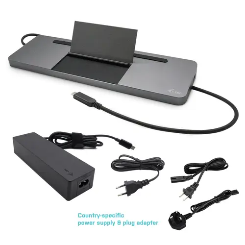 Metal SB-C Ergonomic 4K 3x Display Docking Station with Power Delivery 85 W + Universal Charger 100 W - Imagen 10