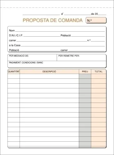 TALON. CAT. PEDIDOS 4º NATURAL LOAN