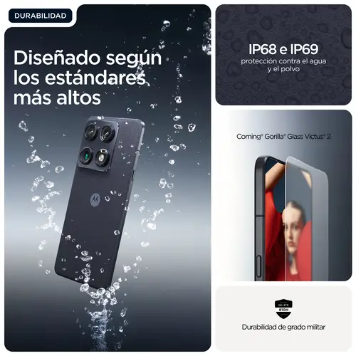 signature 17,2 cm (6.78") SIM doble Android 16.0 5G USB Tipo C 16 GB 512 GB 5200 mAh Azul oscuro - Imagen 10
