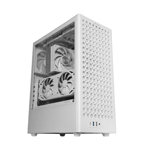 MCT800W carcasa de ordenador Midi Tower Blanco - Imagen 2