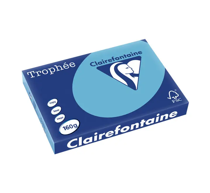 PAQ. 250H PAP. TROPHEE CLF SUAVE A3 160G LAVANDA