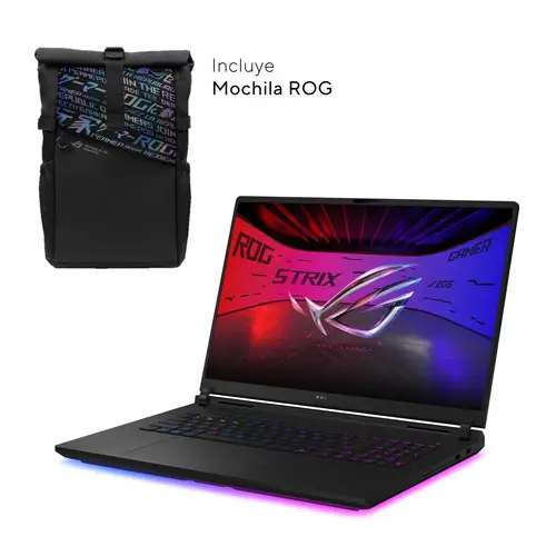 ROG Strix SCAR 18 G835LX-SA046W - Ordenador Portátil Gaming de 18" WQXGA 240Hz (Intel Core Ultra 9 275HX, 64GB RAM, 4TB SSD, NVIDIA RTX 5090 24GB, Windows 11 Home) Negro - Teclado QWERTY español - Imagen 2