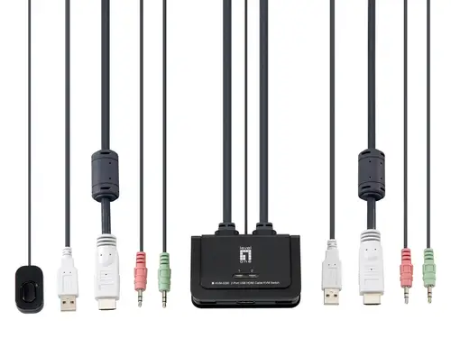 KVM de 2 puertos, HDMI, USB - Imagen 2