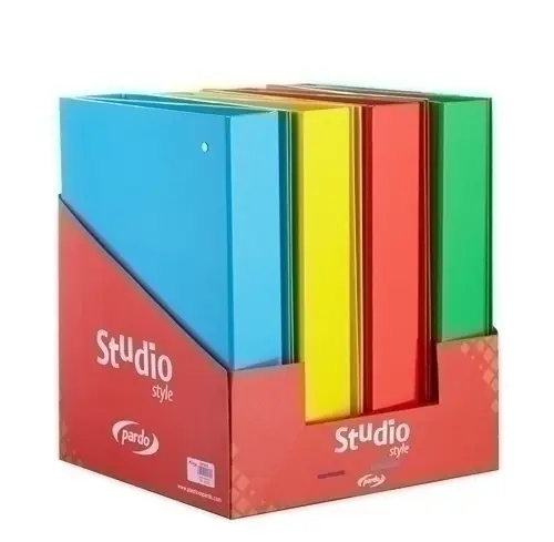 CARP. PARDO STUDIO Fº 4 AN.25 AZUL - Pack de 12 unidades