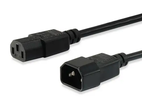 112100 cable de transmisión Negro 1,8 m C14 acoplador C13 acoplador - Imagen 1