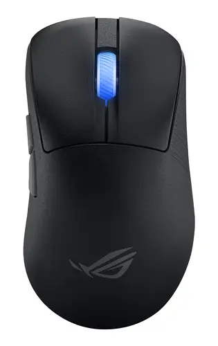 ROG Keris II Ace Wireless AimPoint Black ratón Juego mano derecha RF Wireless + Bluetooth + USB Type-A Óptico 42000 DPI - Imagen 1