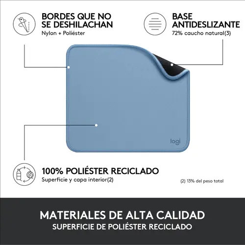 956-000051 alfombrilla para ratón Azul, Gris - Imagen 7