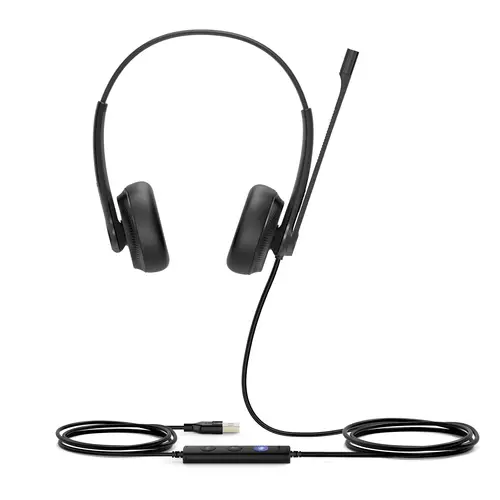 UH34 Dual Teams Auriculares Alámbrico Diadema Oficina/Centro de llamadas USB tipo A Negro - Imagen 1