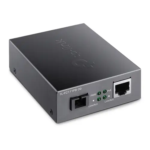 TL-FC111PB-20 convertidor de medio 100 Mbit/s Negro - Imagen 2
