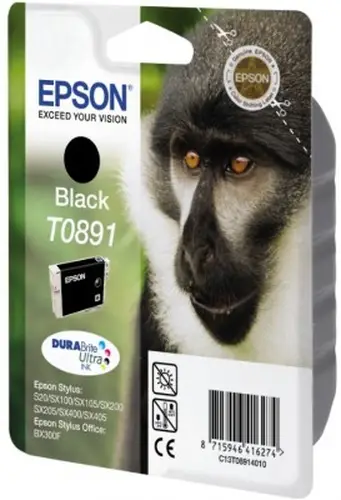 Monkey Singlepack Black T0891 DURABrite Ultra Ink - Imagen 4