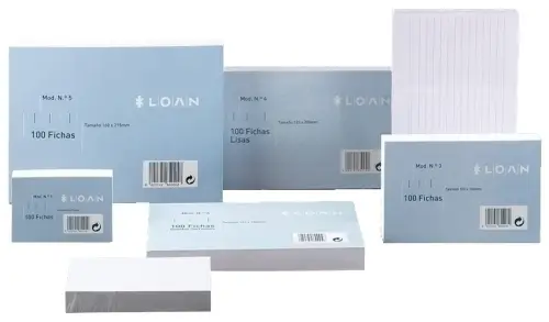FICHAS LOAN RAYADAS  65x95 (Paq.100)