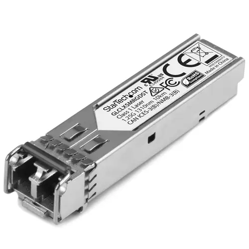 Módulo Transceptor SFP Compatible con Cisco GLC-LX-SM-RGD - 1000BASE-LX - Monomodo 1GbE - SFP Ethernet Gigabit 1Gb - LC - 10km - 1310nm - Cisco Firepower/ ASR920/ IE2000 DDM - Imagen 1