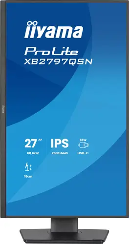 ProLite XB2797QSN-B1 pantalla para PC 68,6 cm (27") 2560 x 1440 Pixeles Quad HD LCD Negro - Imagen 3
