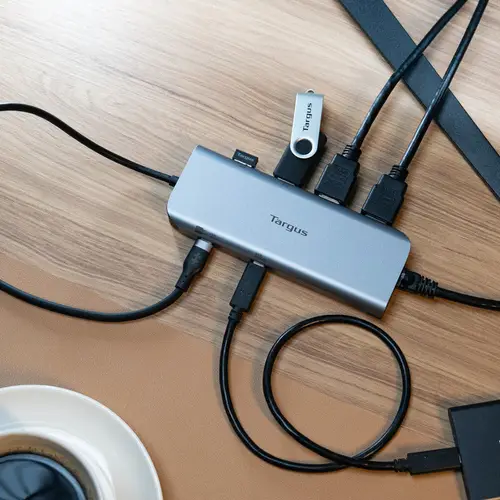 DOCK427GL base para portátil y replicador de puertos Alámbrico USB 3.2 Gen 2 (3.1 Gen 2) Type-C Gris - Imagen 2