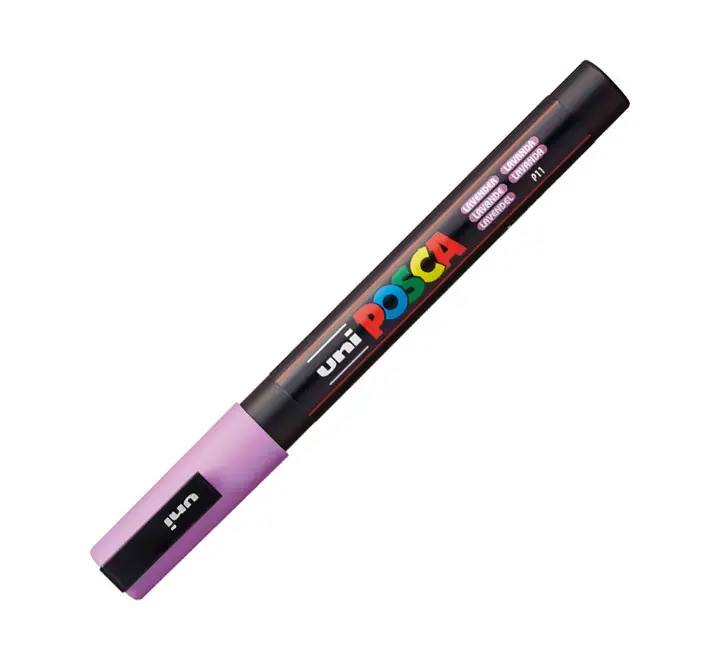 MARCADOR UNI-BALL POSCA PC3M 0.9-1.3MM LAVANDA