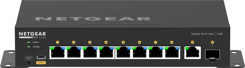 GSM4210PD-100EUS switch Gestionado L2/L3 Gigabit Ethernet (10/100/1000) Energía sobre Ethernet (PoE) Negro - Imagen 1