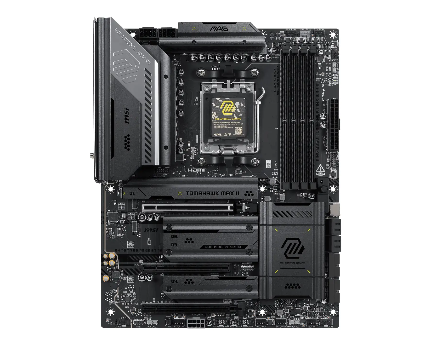 MAG B850 TOMAHAWK MAX WIFI II placa base AMD B850 Zócalo AM5 ATX