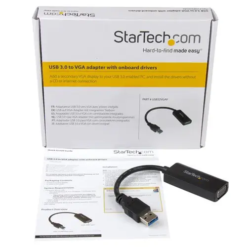Adaptador Gráfico Conversor USB 3.0 a VGA con Controladores Incorporados - Cable Convertidor - 1920x1200 - Imagen 5