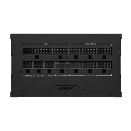 AORUS ELITE P1000W ICE Fuente de Alimentación - PCIe 5.0, 80 PLUS Platinum, Diseño completamente modular, Ventilador de 120 mm, Compatible con ATX 3.0, Enchufe UE - Imagen 3