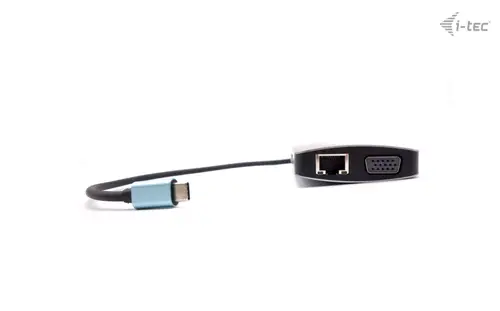 Metal USB-C Travel Nano Dock HDMI/VGA with LAN + Power Delivery 100 W - Imagen 5